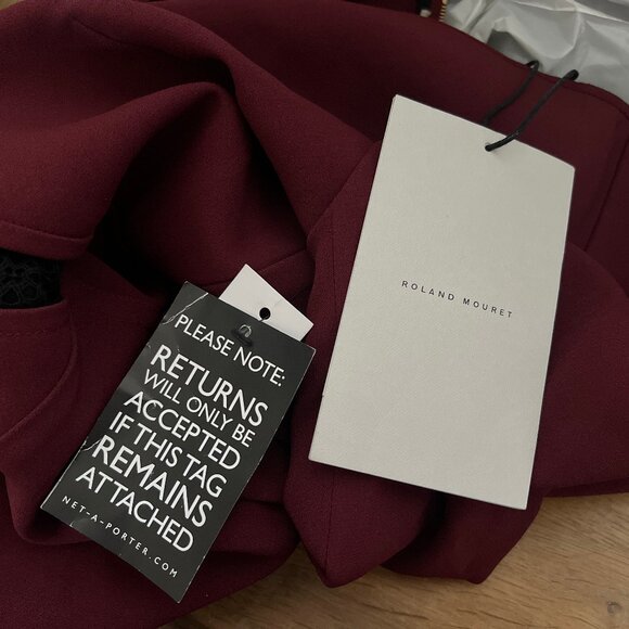 ROLAND MOURET limited edition dress for Net-a-Porter NWT US10 - Picture 7 of 7